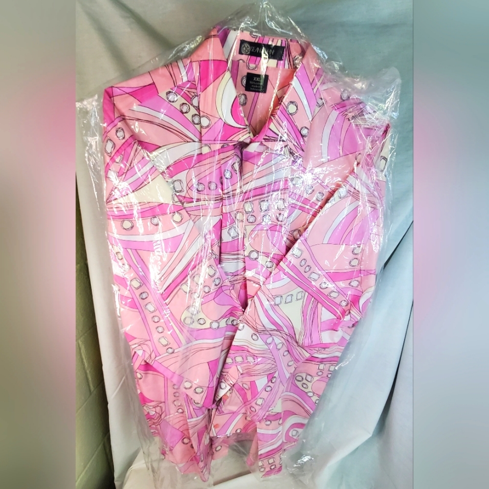 Sean John Men's 2XL Long-sleeved Dress Shirt